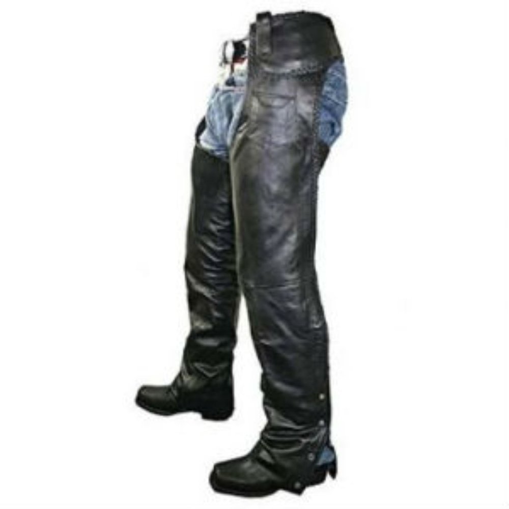Braided Leather chaps